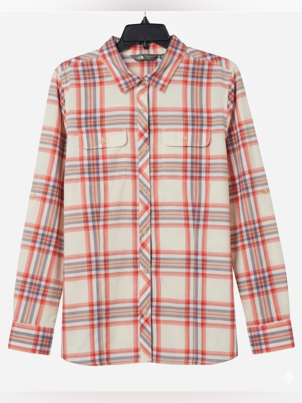 The North Face Baylyn Plaid Long Sleeve ButtonDown Shirt Size XL